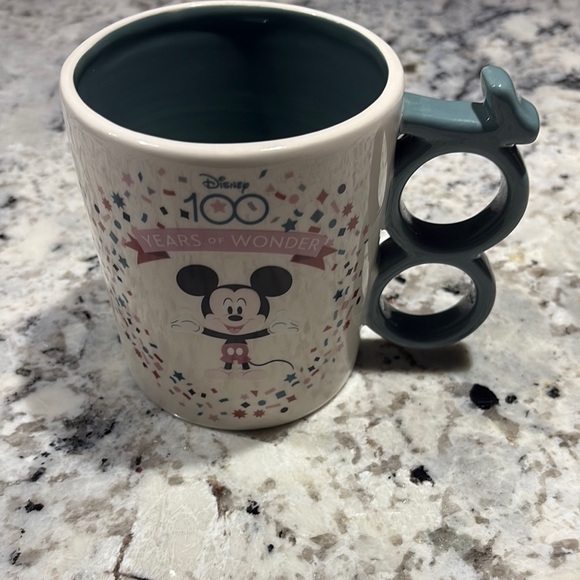 Disney Other - Disney 100 Years Mickey Mouse Mug with Teal Handle
